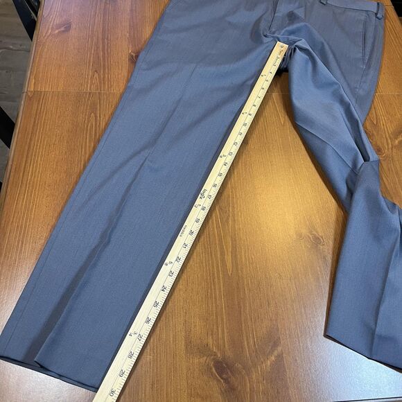 Louis Raphael Luxe Pants Mens 36x30 Wool Blend Slim Fit Dress Trousers Classic - Picture 10 of 11